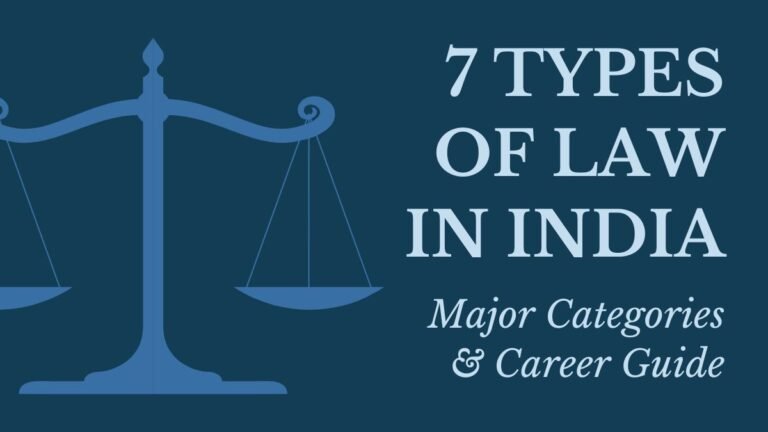 7 Types of Law in India