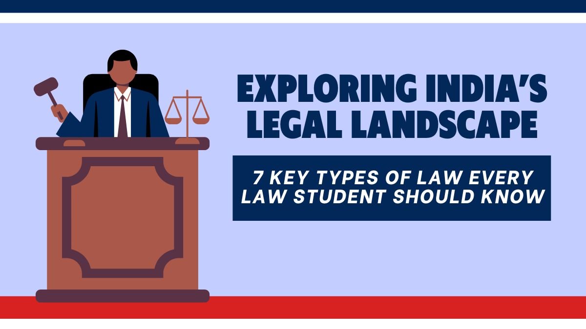 Exploring India’s Legal Landscape: 7 Key Types of Law Every Law Student Should Know